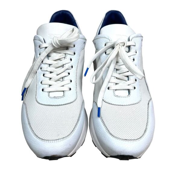 RDB LA Mens Runner Sneakers Perforated Breathable Vamp Vibram Soles White Size 8 main image 10